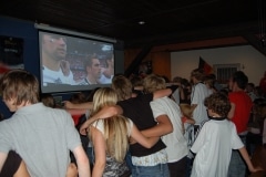 EM2008 Halbfinale Rudelgucken beim SV Bachum / Bergheim