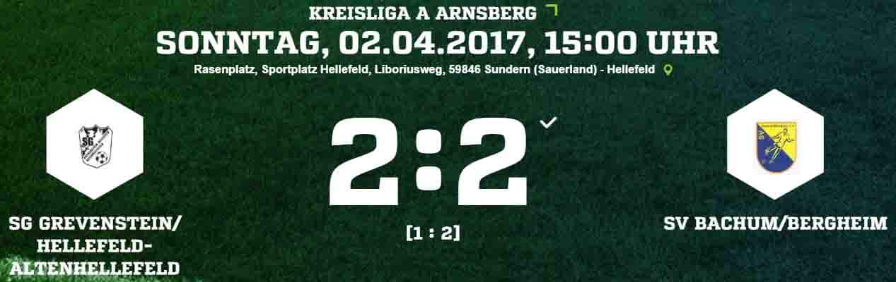 Spielbericht 020417