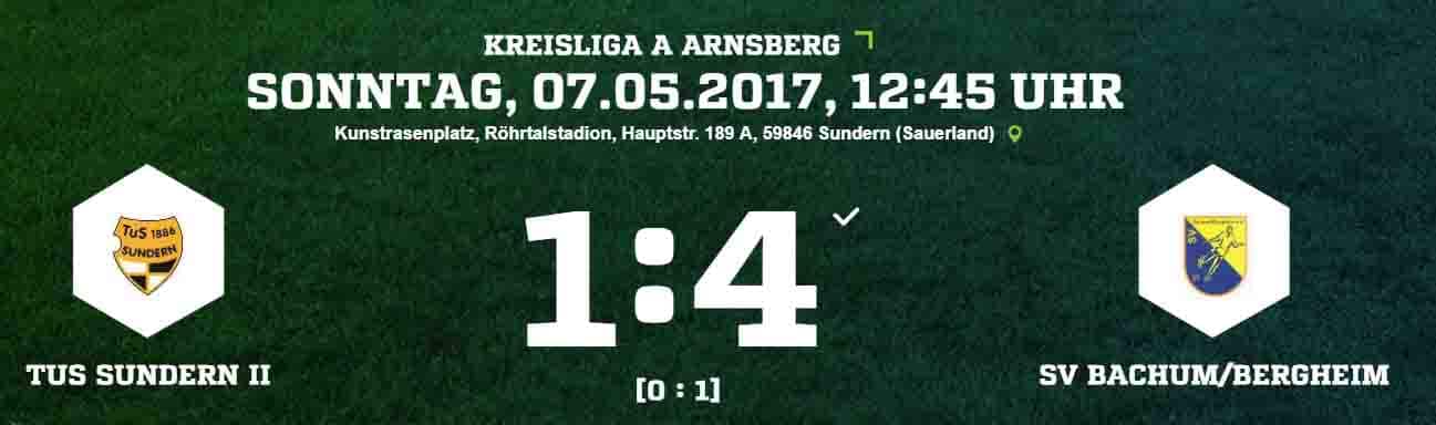 Spielbericht 070517